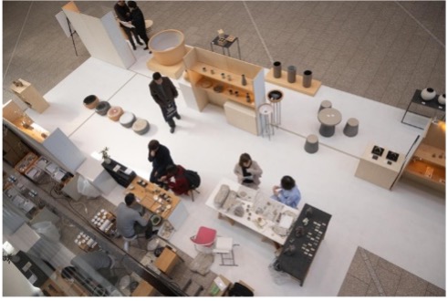 OZONEでの展示の様子 OZONEでの展示の様子